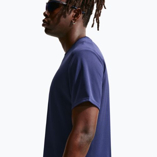 Herren-Laufshirt Nike Miler Dri-Fit UV midnight navy