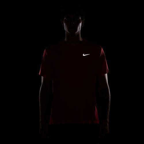 Herren-Laufshirt Nike Miler Dri-Fit UV light crimson