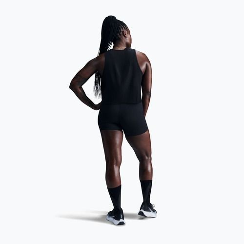 Damen-Laufshirt Nike AeroSwift Dri-Fit ADV Cropped Tank Top black/white