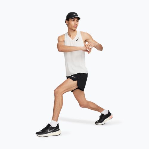 Herren-Laufshirt Nike AeroSwift Dri-Fit ADV summit white/black