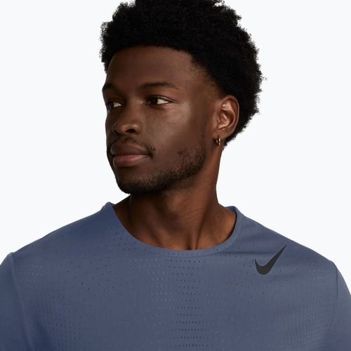 Herren-Laufshirt Nike AeroSwift Dri-Fit ADV diffused blue/black