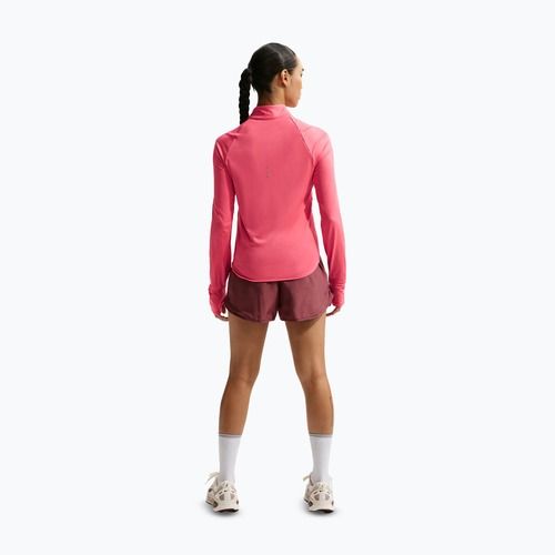 Damen-Langarm-Laufshirt Nike Swift Dri-Fit UV 1/4-Zip sea coral