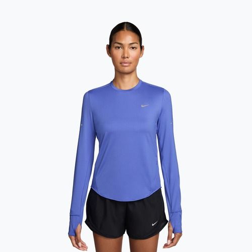 Damen-Lauf-Longsleeve Nike Swift Dri-Fit UV sapphire