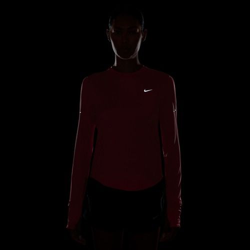Damen-Longsleeve Nike Swift Dri-Fit UV sea coral