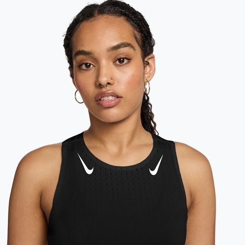 Damen-Laufshirt Nike AeroSwift Dri-Fit ADV Singlet black/white
