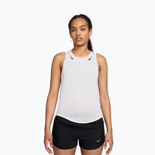 Damen-Laufsinglet Nike AeroSwift Dri-Fit ADV Singlet white/black
