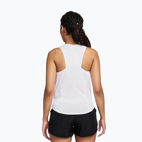 Damen-Laufsinglet Nike AeroSwift Dri-Fit ADV Singlet white/black