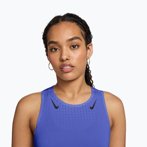 Damen-Laufsinglet Nike AeroSwift Dri-Fit ADV Singlet sapphire/black