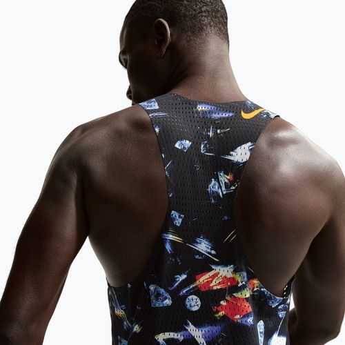 Herren-Laufsinglet Nike AeroSwift Dri-Fit ADV Singlet black/laser orange