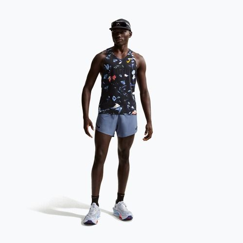 Herren-Laufsinglet Nike AeroSwift Dri-Fit ADV Singlet black/laser orange