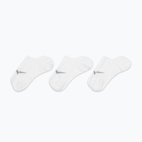 Damensocken Nike Everyday Plus Lightweight Footie 3er-Pack white/wolf-grey
