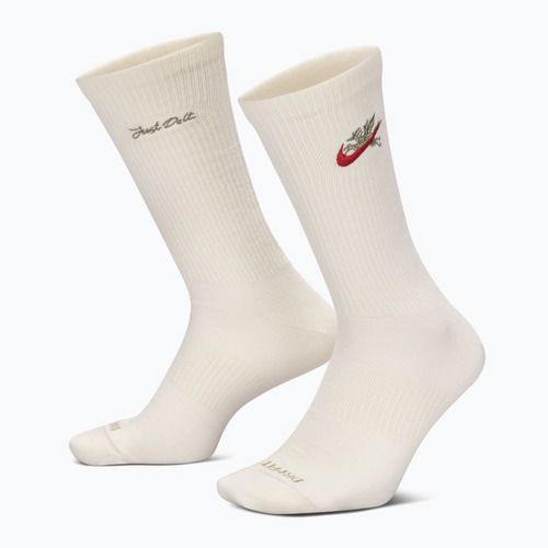 Socken Nike Everyday Plus Crew 3er-Pack sail/neutral olive/team crimson
