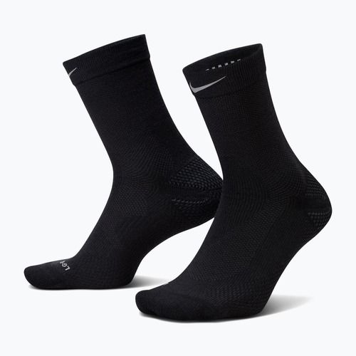 Socken Nike Running Lightweight Wool Crew black/dark smoke grey