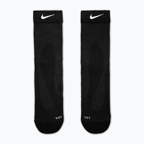 Socken Nike Running Wool Micro Crew black/dark smoke grey