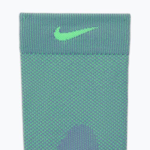 Socken Nike Running Lightweight Micro Crew iron purple/voltage green/voltage green