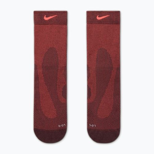Socken Nike Running Lightweight Micro Crew tattoo/hot lava/pure platinum/hot lava