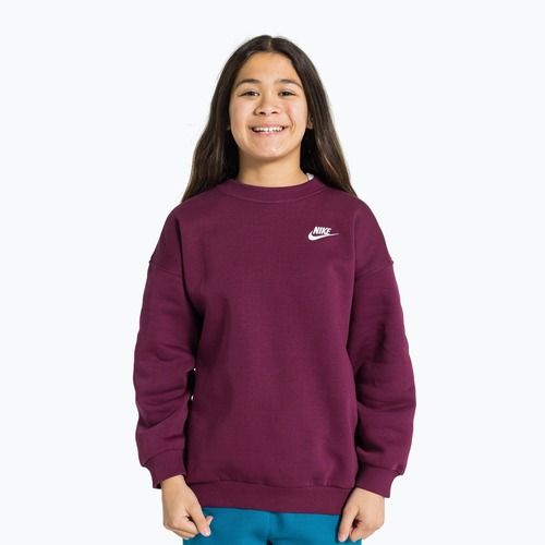 Kinder-Sweatshirt Nike Sportswear Club Fleece burgundy/white