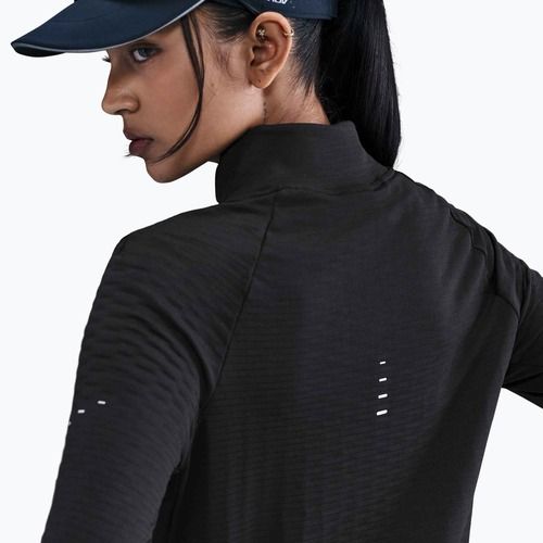 Damen-Lauf-Langarmshirt Nike Swift Therma-Fit Turtle Neck black