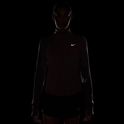 Damen-Langarm-Laufshirt Nike Swift Therma-Fit Turtle Neck tattoo