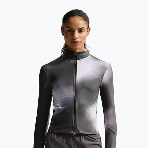 Damen-Laufjacke Nike Swift Dri-Fit Full Zip Mid-Layer dark smoke grey/light smoke grey