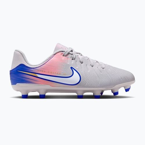 Kinder-Fußballschuhe Nike United Tiempo Legend 10 Academy Jr FG/MG Vast Grey/Racer Blue