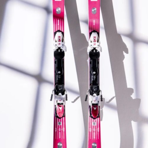 Alpinski HEAD WC Rebels e-Race Pro RP WCR 14 + Bindungen Freeflex 14 GW 75 Years pink