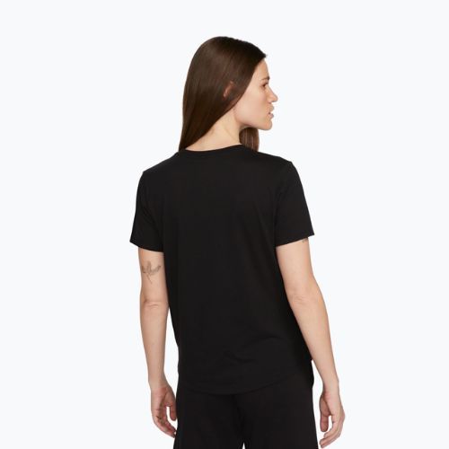 Damen-T-Shirt Nike Sportswear Club Essentials Logo black/white