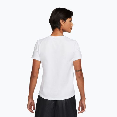 Damen T-Shirt Nike Sportswear Club Essentials Logo white/black
