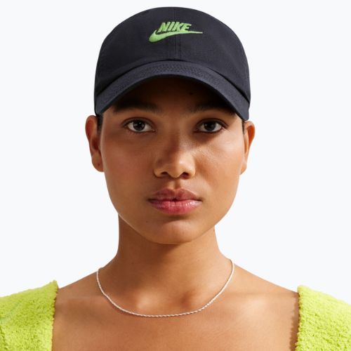 Cap Nike Club Unstructured Futura Wash black/mean green