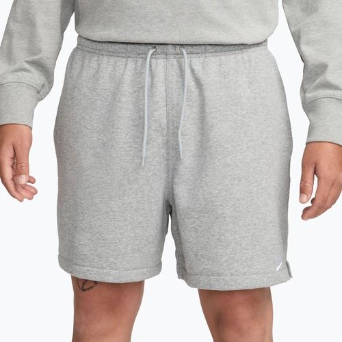 Herren-Shorts Nike Club French Terry Flow dark grey heather/light smoke grey/white
