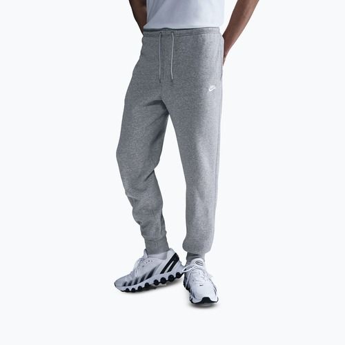 Herren Nike Club Jogger dark grey heather/light smoke grey/white