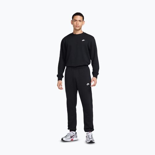 Herren-Sweatshirt Nike Club French Terry Crew black/white