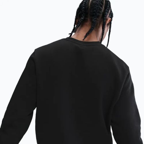 Herren-Sweatshirt Nike Sportswear Club Graphic Fleece Crew Black/White