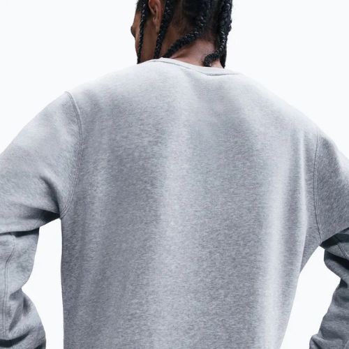 Herren Sweatshirt Nike Sportswear Club Graphic Fleece Crew dark grey heather/white