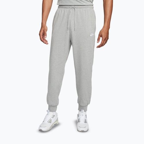 Herrenhose Nike Club Knit Jogger dark grey heather/white