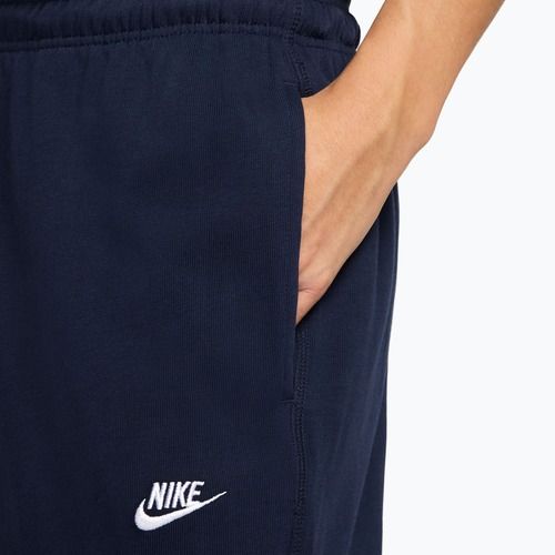 Herrenhose Nike Sportswear Club Knit Open-Hem obsidian/white