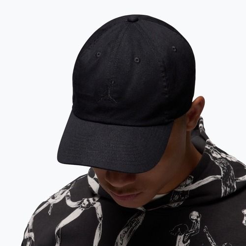 Czapka z daszkiem Nike Jordan Club Unstructured Curved-Bill black/black