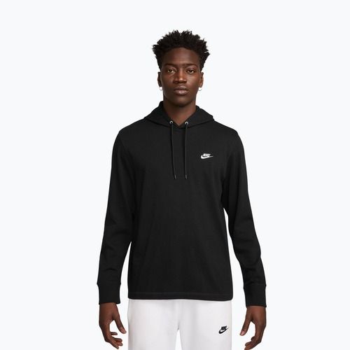 Herren-Hoodie Nike Sportswear Club Knit Pullover Hoodie black/black/white