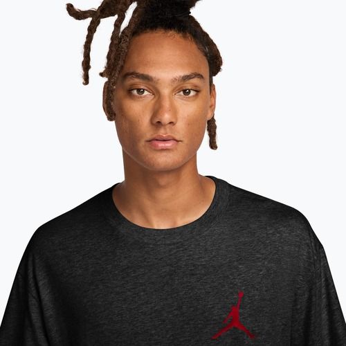 Herren T-Shirt Nike Jordan black/gym red