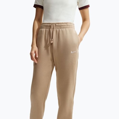Damenhose Nike Sportswear Phoenix Fleece Mid-Rise linen/sail