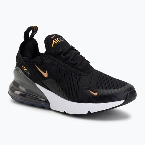 Kinder Sneaker Nike Air Max 270 black/laser orange/metallic copper