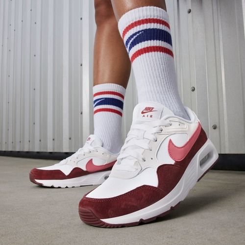 Damen-Sneaker Nike Air Max SC white/team red/adobe