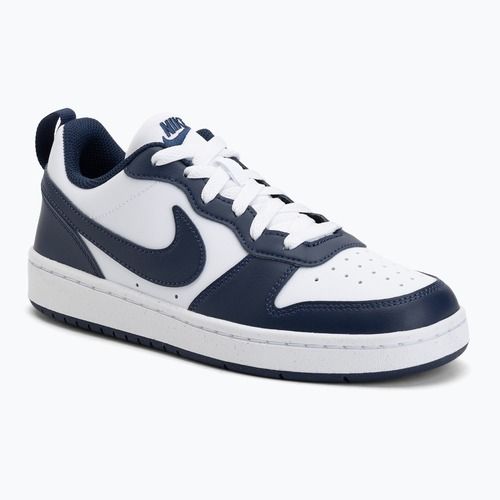 Schuhe Nike Court Borough Low Next Bloom white/white/midnight navy