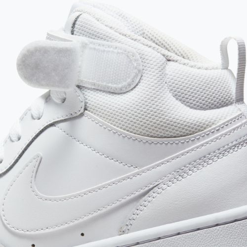Kinderschuhe Nike Court Borough Mid 2 white/white/white