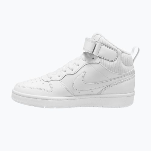 Kinderschuhe Nike Court Borough Mid 2 white/white/white
