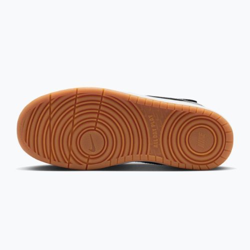 Schuhe Nike Court Borough Mid 2 black/white/gum med brown/light smoke grey