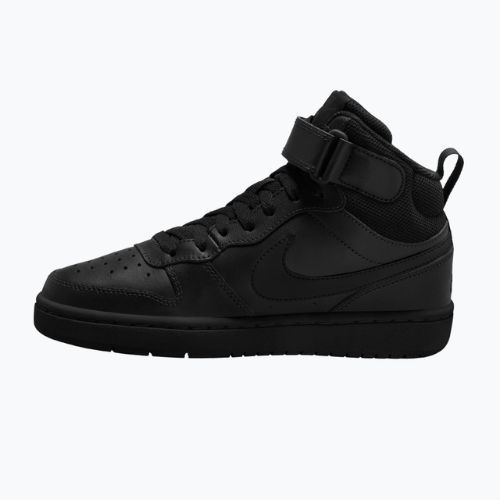 Kinderschuhe Nike Court Borough Mid 2 black/black/black