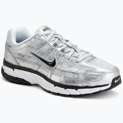 Damen Sneaker Nike P-6000 white/metallic silver/black