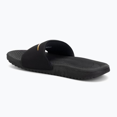 Kinder-Slides Nike Kawa black/metallic gold