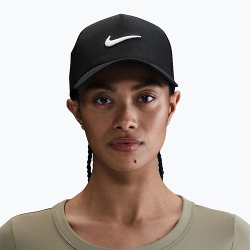 Herren Baseballcap Nike Rise Structured Trucker black/black/white